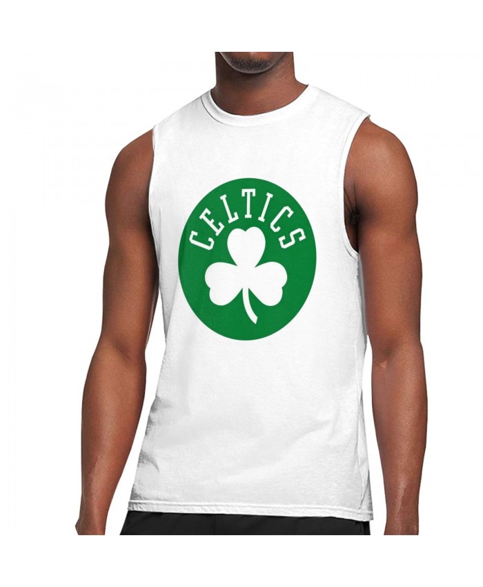 2006 Nba Finals Men's Sleeveless T-Shirt Boston Celtics CEL White