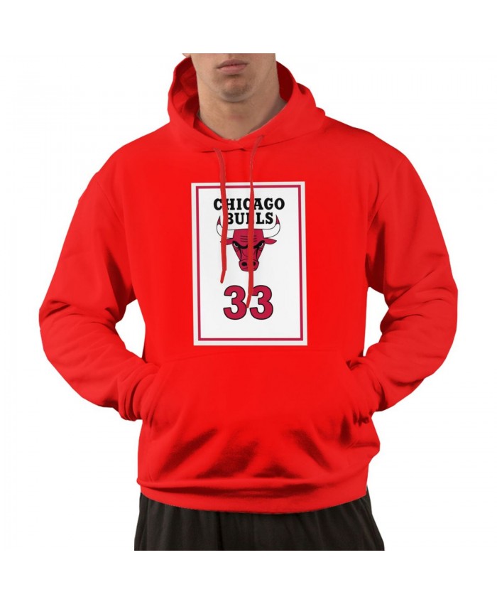 2017 Nba Draft Men's hoodie Scottie Pippen Red