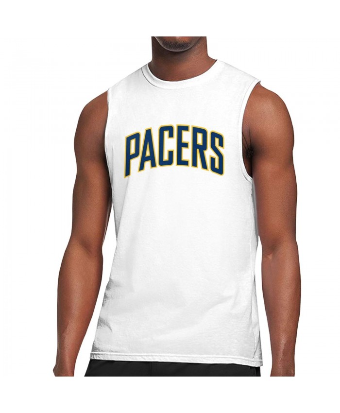 2020 Nba Mock Draft 2Nd Round Men's Sleeveless T-Shirt Indiana Pacers IND White