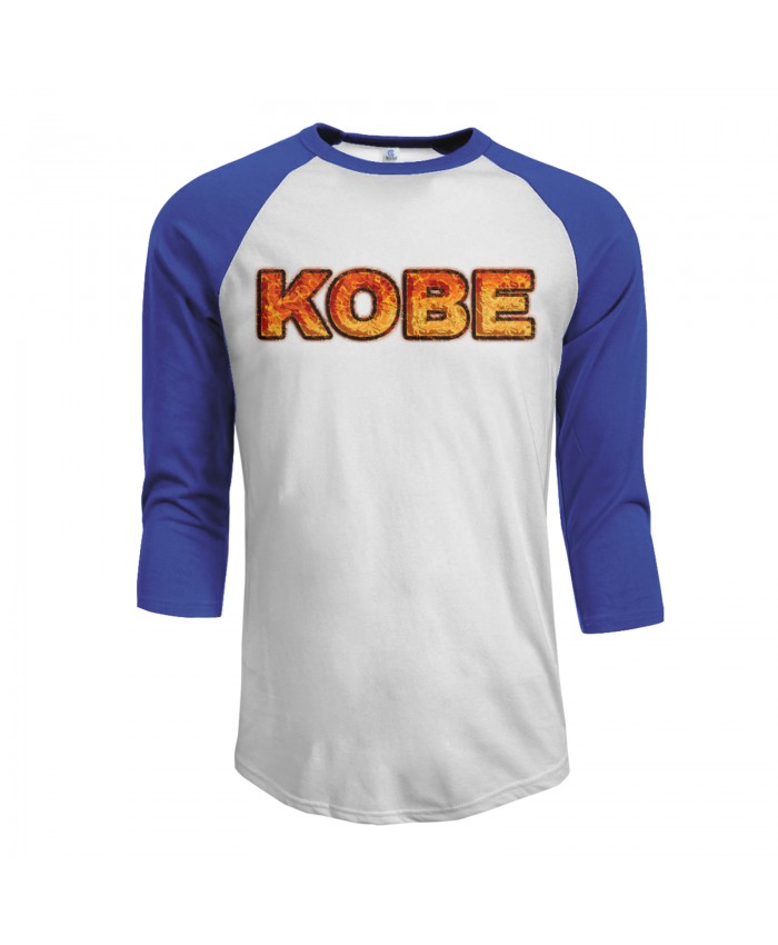 2K20 Kobe Bryant Men's Raglan Sleeves Baseball T-Shirts Kobe Bryant Blue