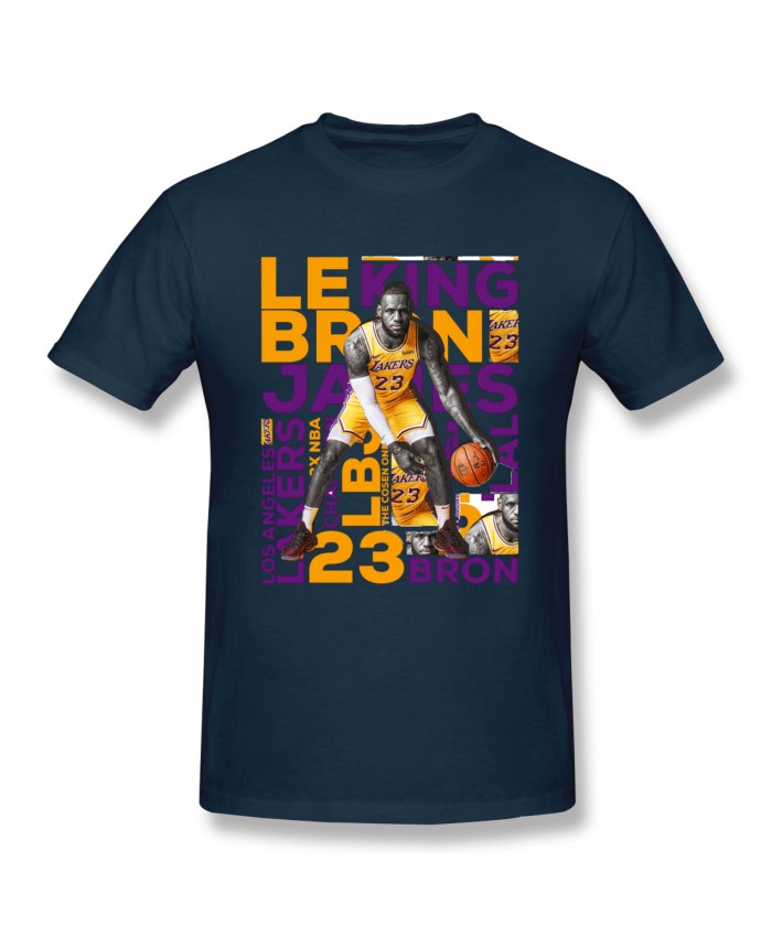 76Ers Rumors Men's Basic Short Sleeve T-Shirt NBA Artwork Lebron James On Behance Navy