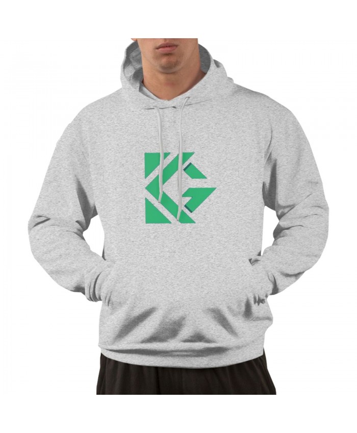 Aau Basketball Men's hoodie Kevin Garnett Logo Gray
