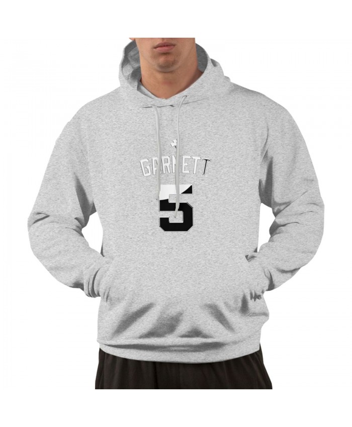 Abdel Nader Men's hoodie Garnett Logo Gray
