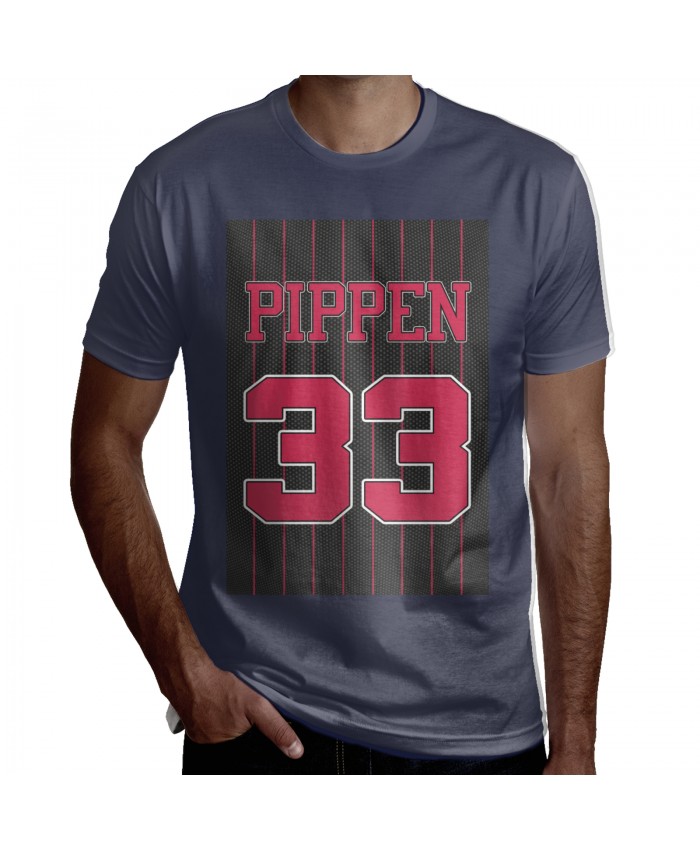 Air Jordan Scottie Pippen Men's Short Sleeve T-Shirt Scottie Pippen Navy