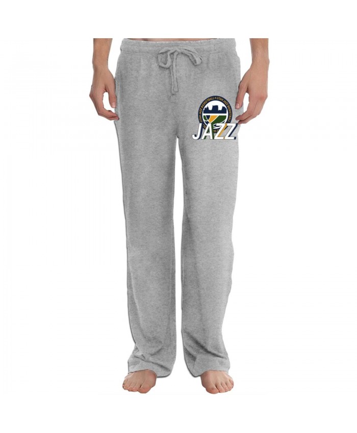 Ak 47 Jazz Men's sweatpants Utah Jazz Logo Gray