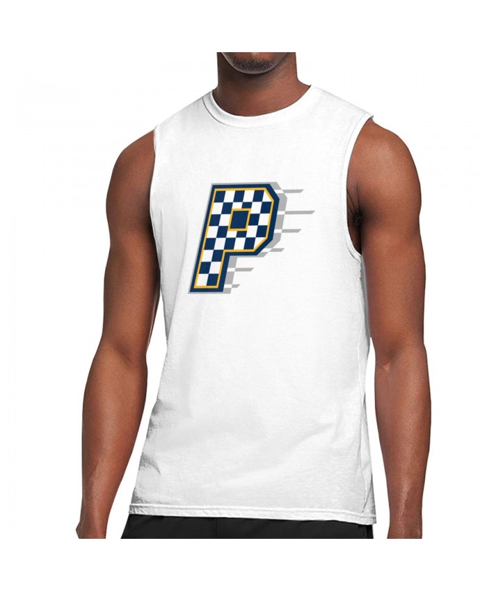 Alabama Basketball Men's Sleeveless T-Shirt Indiana Pacers Alternate Logo White