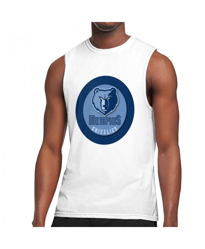 Anderson Memphis Grizzlies Men's Sleeveless T-Shirt Memphis Grizzlies NBA White