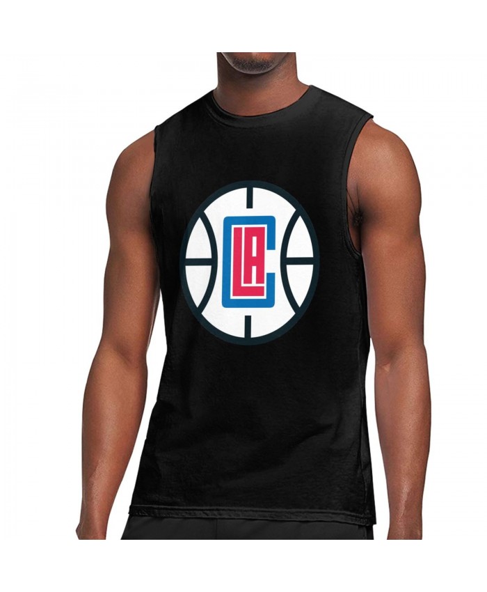 Andrew Gaze Men's Sleeveless T-Shirt Los Angeles Clippers LAC Black