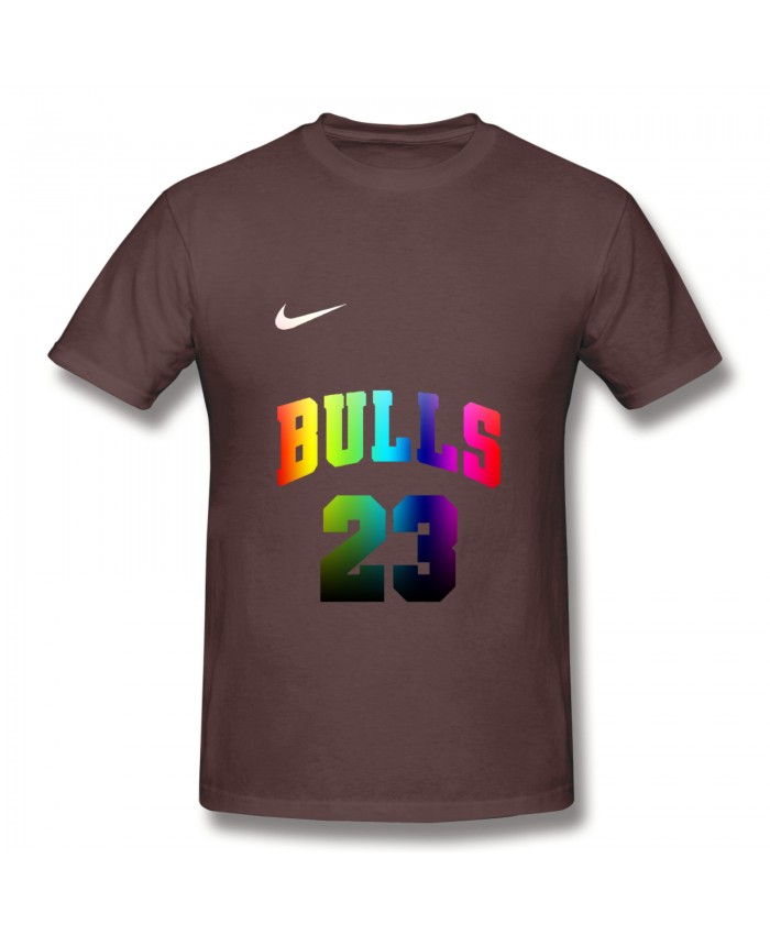 Appalachian State Basketball Men's Basic Short Sleeve T-Shirt Bulls 23 Coffee