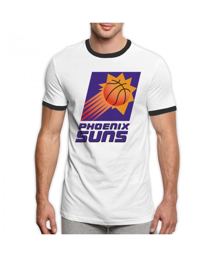 Artis Gilmore Men's Ringer T-Shirt Phoenix Suns PHX Black