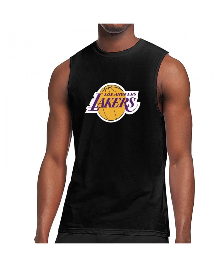 Basketball For Kids Men's Sleeveless T-Shirt Los Angeles Lakers LAL Black