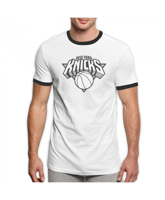 Bernard King New York Knicks Men's Ringer T-Shirt New York Knicks NYN Black