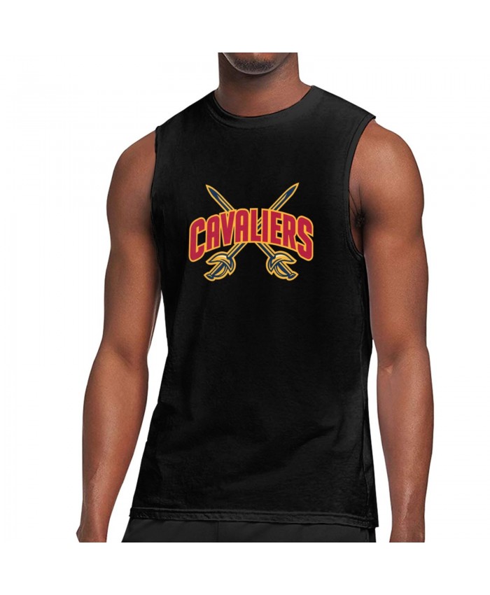 Best Basketball Men's Sleeveless T-Shirt Cleveland Cavaliers CLE Black