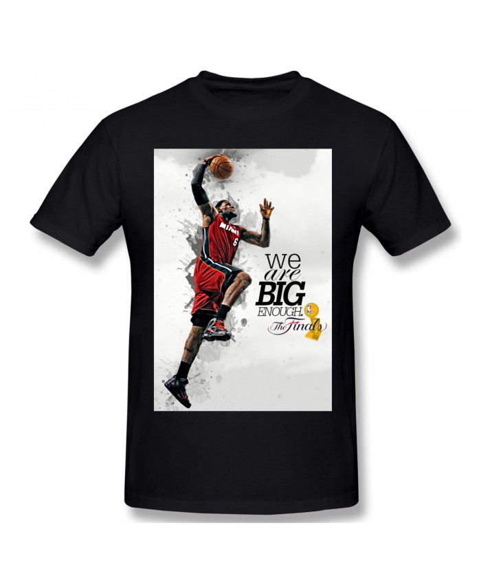 Best Basketball Players Of All Time Men's Basic Short Sleeve T-Shirt Lebron James Cool Black