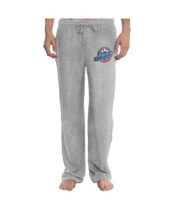 Blake Griffin Jazz Men's sweatpants Utah Jazz Logo Gray