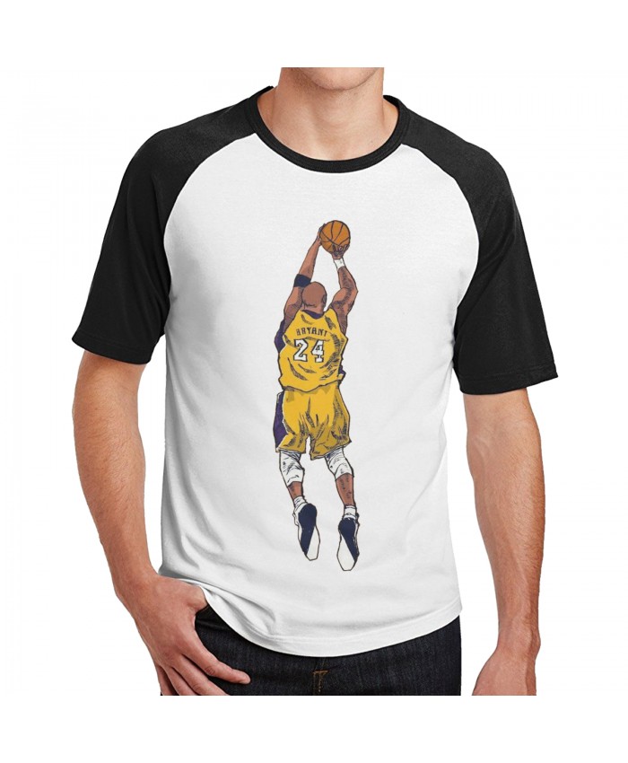 Brad Wanamaker Men's Short Sleeve Baseball T-Shirts Kobe Bryant Aesthetic Basketball Black