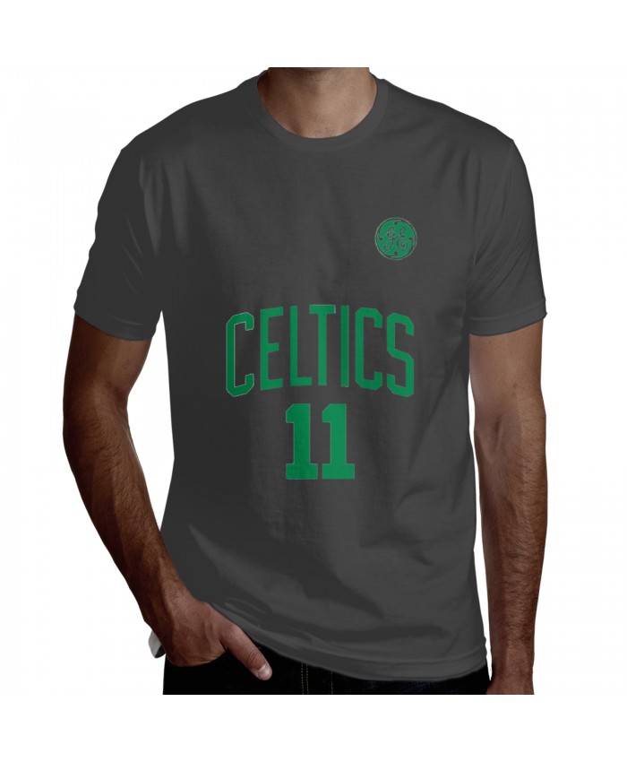 Brooklyn Nets Kyrie Irving Men's Short Sleeve T-Shirt Kyrie Irving Logo Ideas (1) Deep Heather