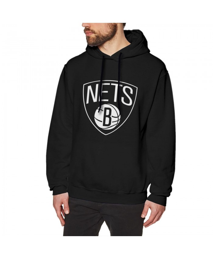 Brooklyn Nets New York Post Men's Hoodie Sweatshirt Brooklyn Nets BKN Black