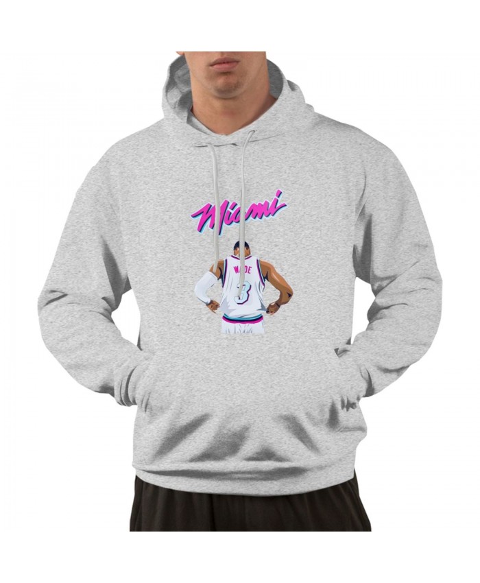 Cal Basketball Men's hoodie Dwyane Wade Gray