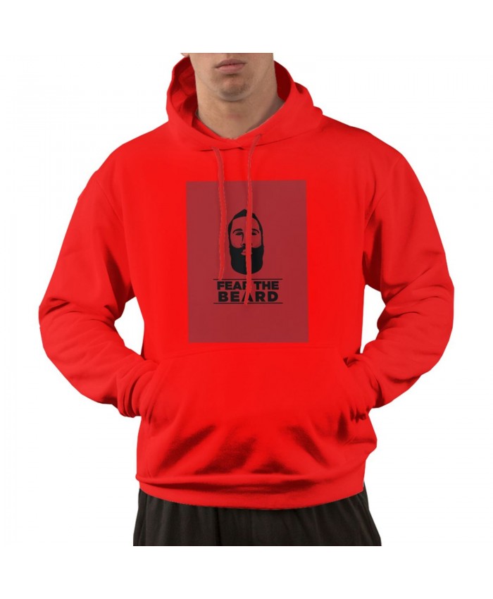 Campbell Basketball Men's hoodie James Harden Red
