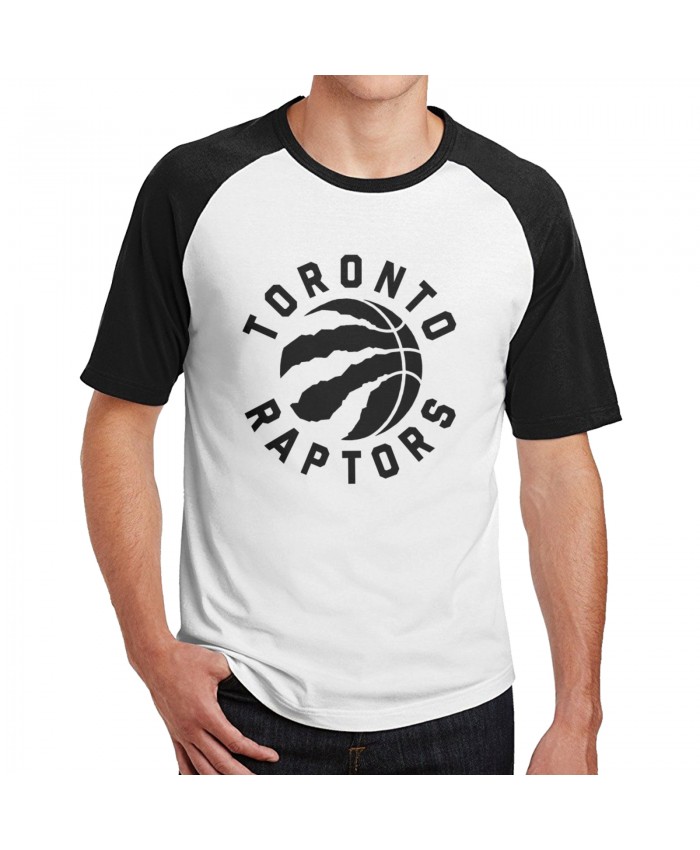 Cappie Pondexter Men's Short Sleeve Baseball T-Shirts Toronto Raptors TOR Black