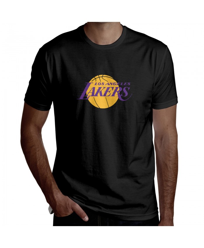 Cedric Ceballos Men's Short Sleeve T-Shirt LeBron's Lakers Black