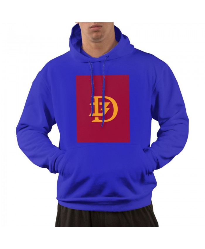 Charles Barkley Dwyane Wade Men's hoodie Dwyane Wade Logo Blue