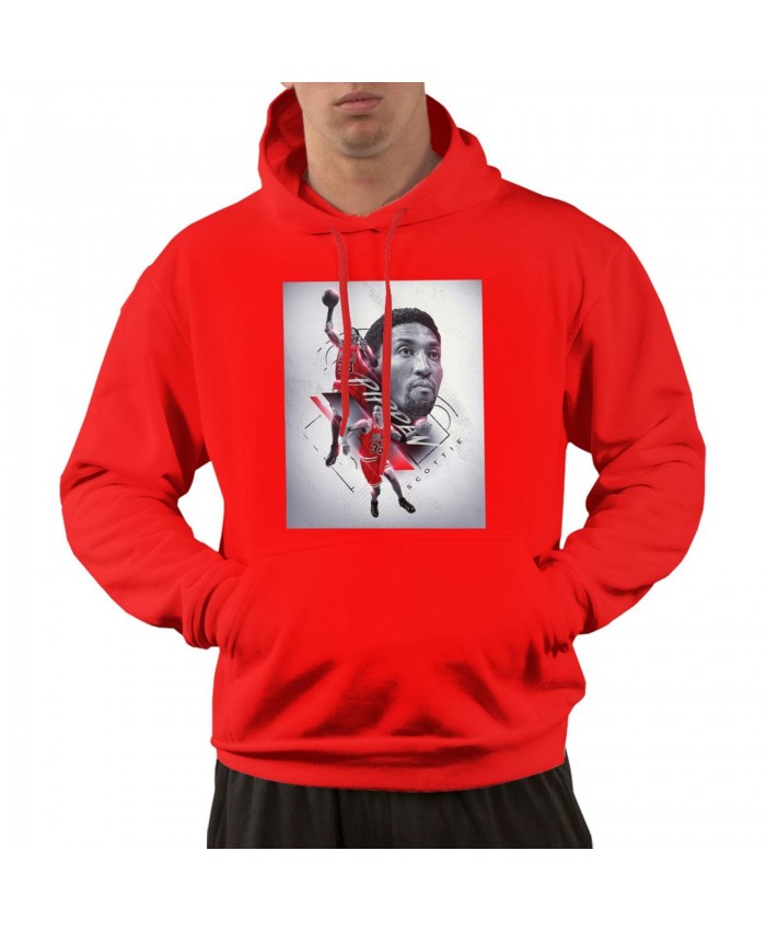 Chicago Bulls No 33 Men's hoodie NBA Retro On Behance - Scottie Pippen Red