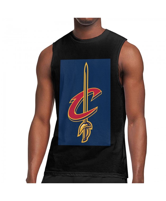 Cleveland Cavaliers Bubble Men's Sleeveless T-Shirt Cleveland Cavaliers CLE Black