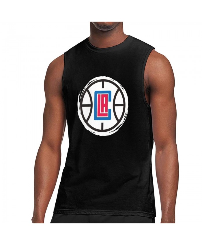 Clippers Basketball Tonight Men's Sleeveless T-Shirt Los Angeles Clippers LAC Black