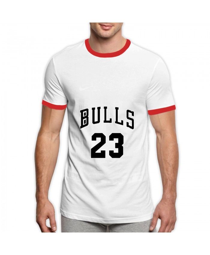 Cuttino Mobley Men's Ringer T-Shirt Bulls 23 Red