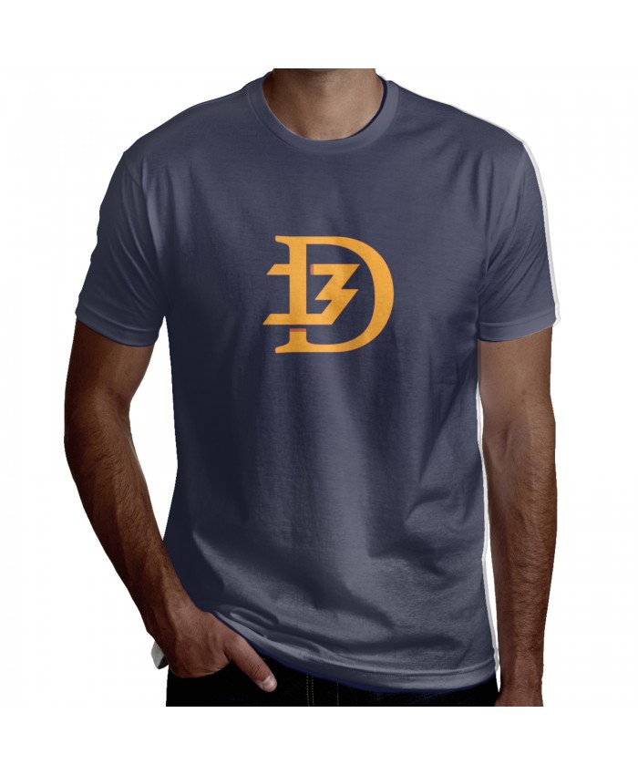 D Wade Lakers Men's Short Sleeve T-Shirt Dwyane Wade Logo Navy