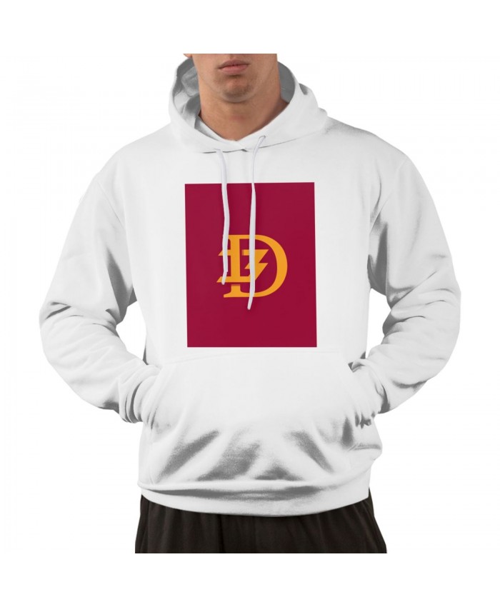 Dayton Basketball Men's hoodie Dwyane Wade Logo White