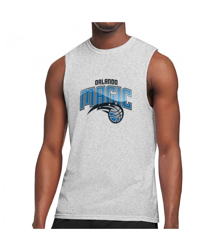 Dayton Basketball Men's Sleeveless T-Shirt Orlando Magic ORL Gray