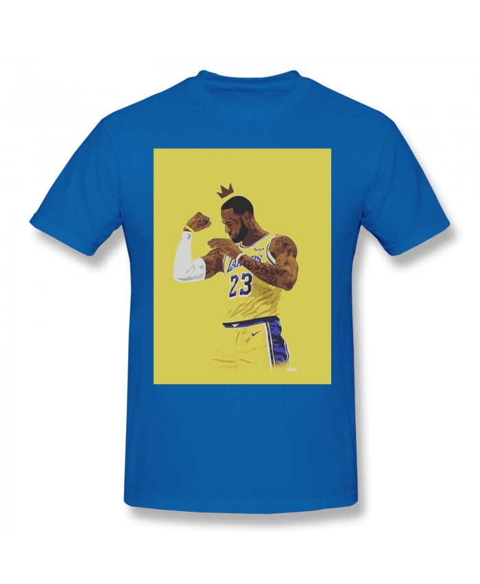 Delonte West Lebron Men's Basic Short Sleeve T-Shirt The.King.LeBronJames Blue