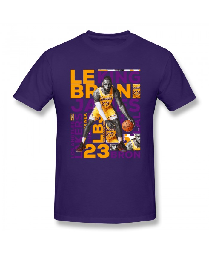 Derrick Rose Lebron James Men's Basic Short Sleeve T-Shirt NBA Artwork Lebron James On Behance Purple