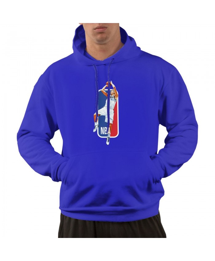 Dirk Basketball Men's hoodie Dirk Nowitzki Blue
