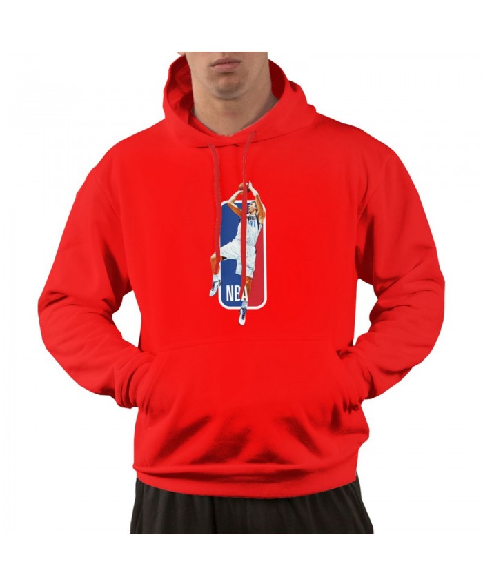 Dirk No Men's hoodie Dirk Nowitzki Red
