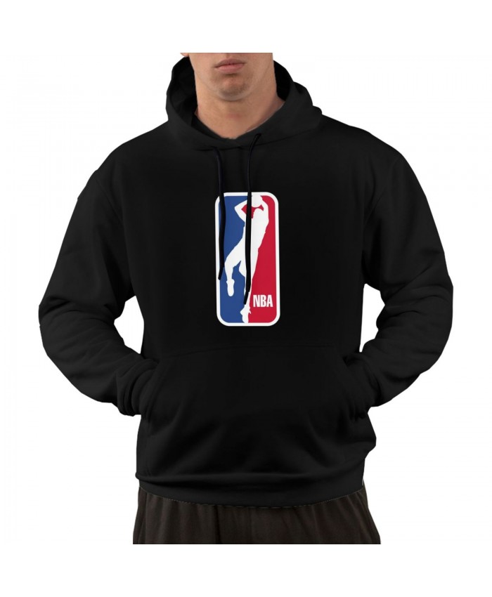 Dirk Nowitzki 41 Men's hoodie Dirk Nowitzki As The NBA Logo Black