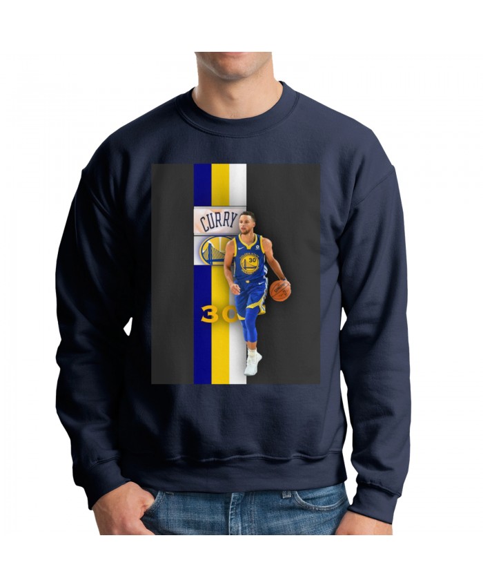 Dr Fauci Steph Curry Men's crew neck hoodie Stephen Curry Navy