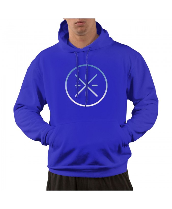 Dwyane Wade Cavs Men's hoodie Dwyane Wade Logo Blue
