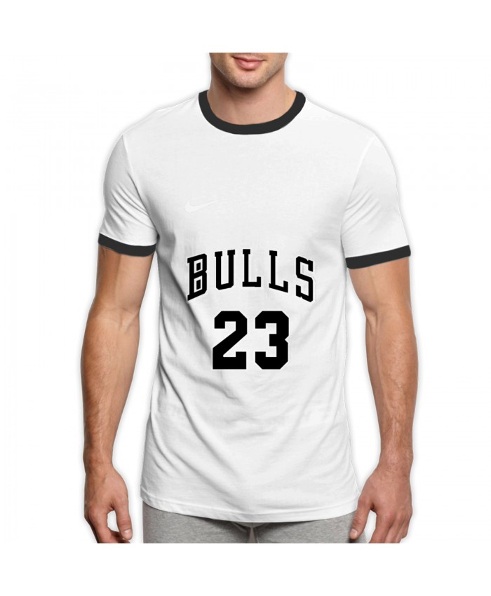 Euroleague 2020 Men's Ringer T-Shirt Bulls 23 Black