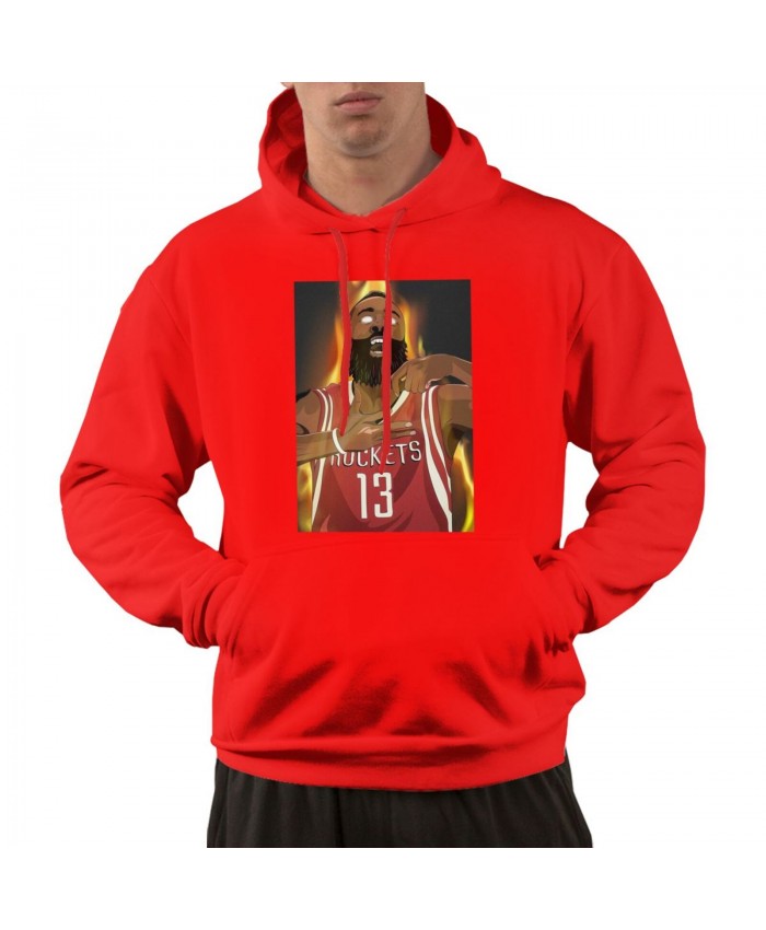 Fairfield Basketball Men's hoodie James Harden Red