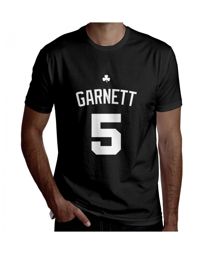 Fairfield Basketball Men's Short Sleeve T-Shirt Garnett Logo Black