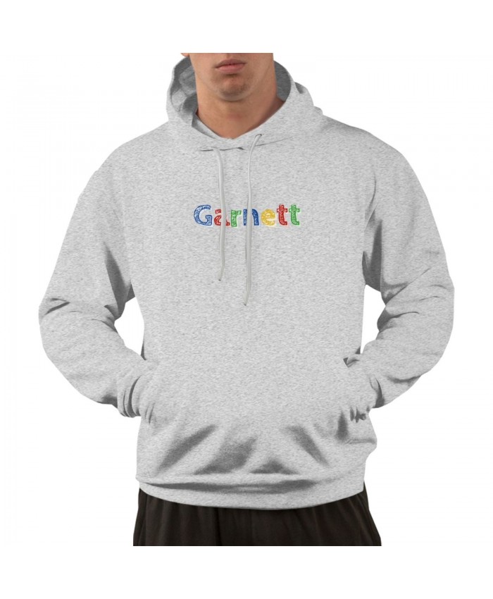 Funko Pop Kevin Garnett Men's hoodie Garnett Logo Gray