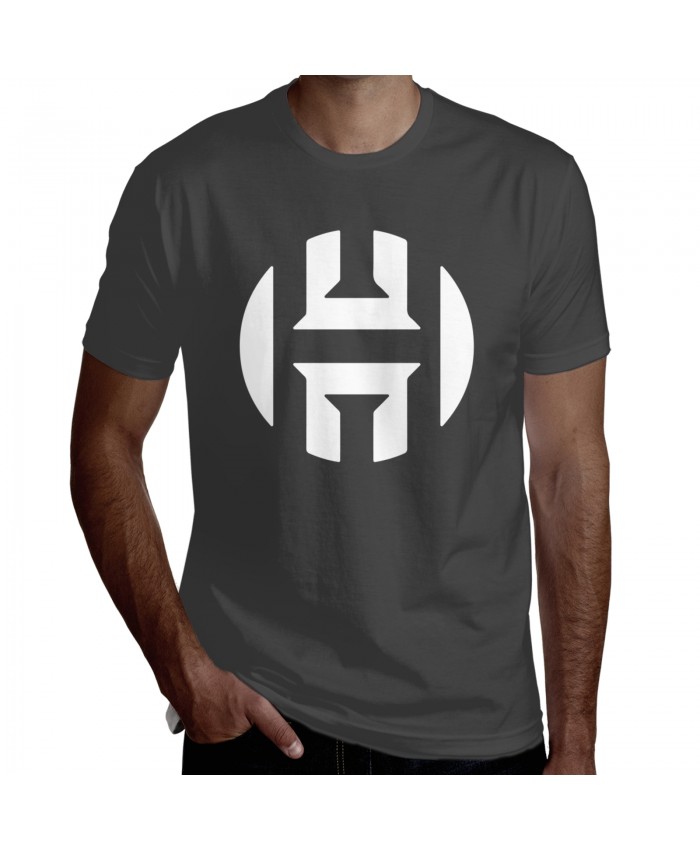 Georgia Basketball Men's Short Sleeve T-Shirt James Harden Logo Deep Heather