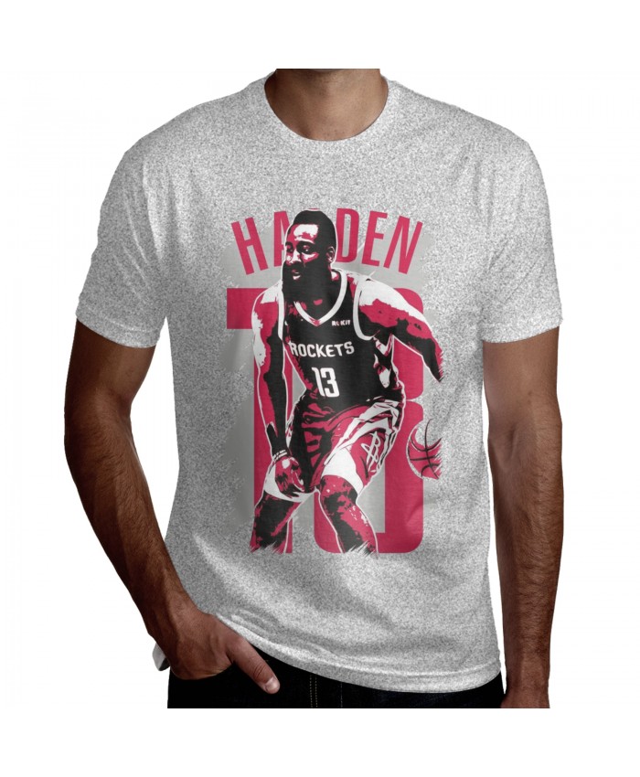 Georgia Southern Basketball Men's Short Sleeve T-Shirt James Harden Gray
