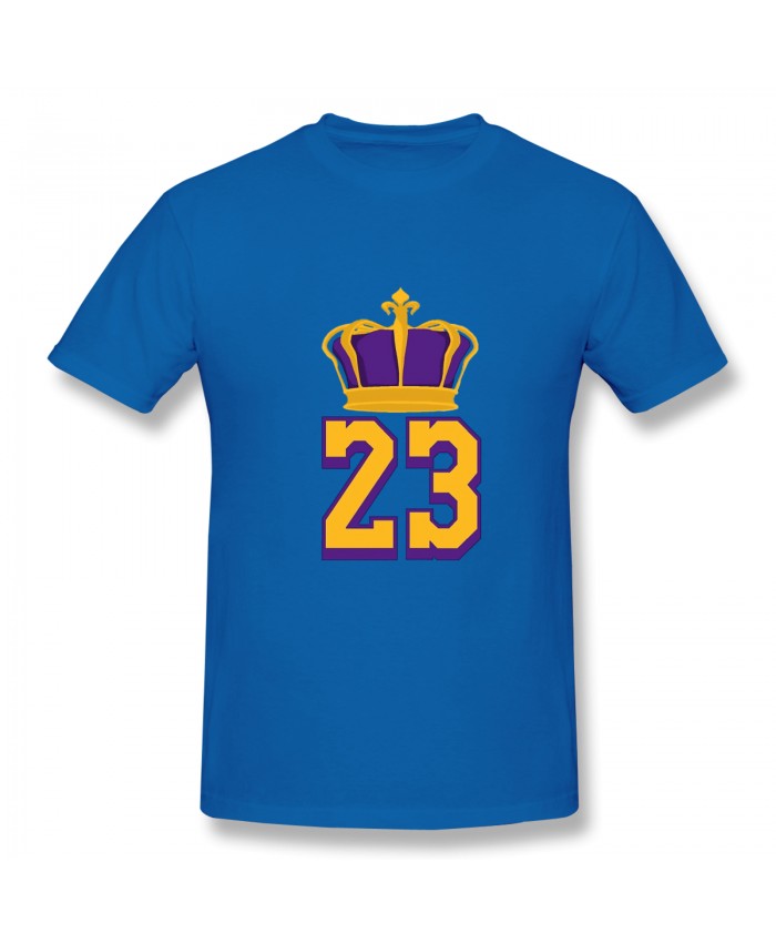 Glenn Robinson Iii Men's Basic Short Sleeve T-Shirt King Lebron James 23 Blue