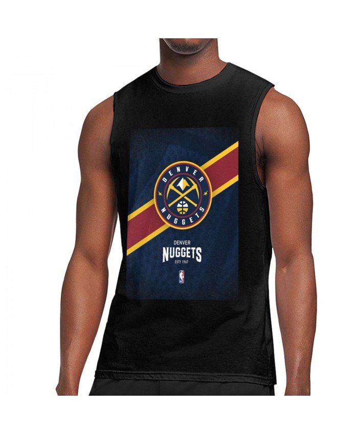 Gonzaga Basketball Men's Sleeveless T-Shirt Denver Nuggets DEN Black