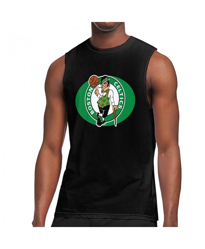 Hornets Nba Men's Sleeveless T-Shirt Boston Celtics CEL Black